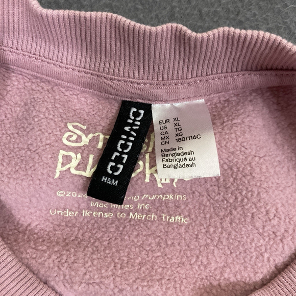 Smashing‎ Pumpkins intoxicated madness sweater Cat Wedding Pink Pullover SZ XL - Picture 7 of 11